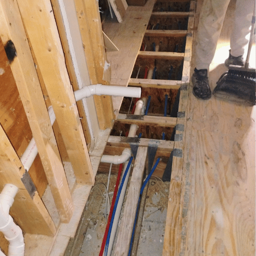 Moreira Plumbing project