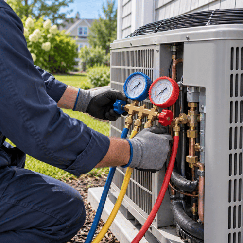 Heating and cooling service